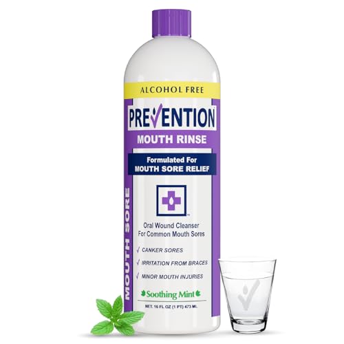 PHS Brands Prevention Mouth Sore Rinse - Alcohol-Free Canker Sore Treatment