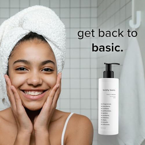 Boldly Basic Fragrance-Free Face Wash – Gentle Cleanser for Sensitive Skin