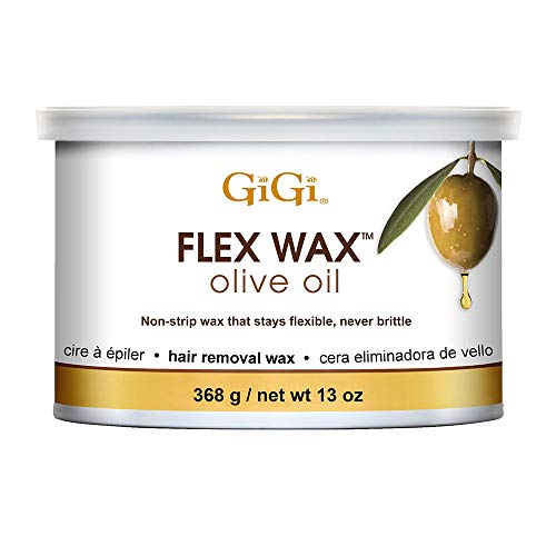 GiGi Olive Oil Flex Soft Wax - Nourishing Hair Removal Wax, 13oz