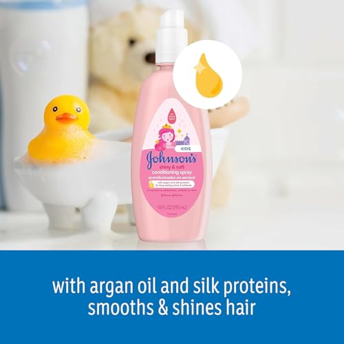 Johnson's Kids Shiny & Soft Tear-Free Shampoo & Conditioner Bundle