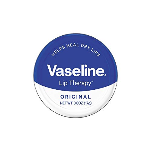 Vaseline Lip Balm Tin Pack of 3 - Moisturizing & Healing Lip Care, 0.6 oz Each