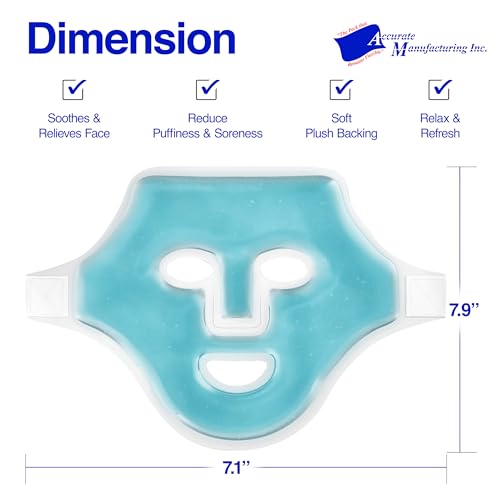 Reusable Cooling Ice Face Mask for Puffiness and Pore Tightening