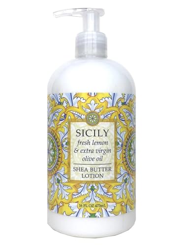 Greenwich Bay Sicily Scented Lotion - Lemon Sicily Fragrance - 16oz Travel Bottle