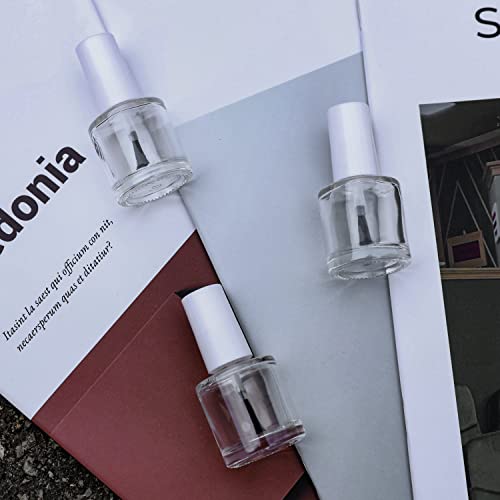 20PCS 10ML Empty Nail Polish Bottles with Brush & Funnels