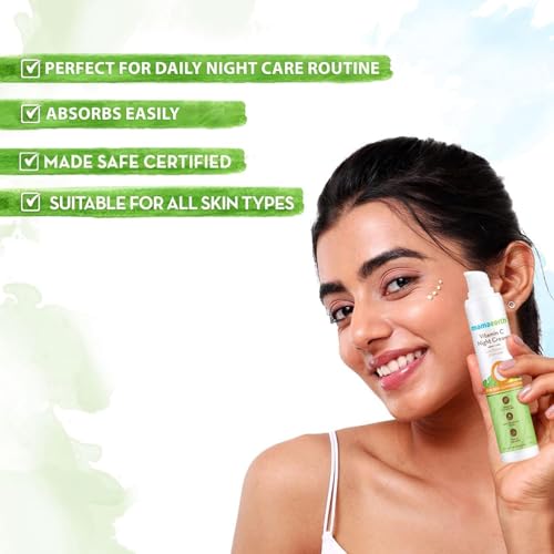 Mamaearth Vitamin C Night Cream for Skin Illumination - 1.76 Oz