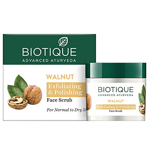 Biotique Walnut Exfoliating Face Scrub for Normal to Dry Skin 50g