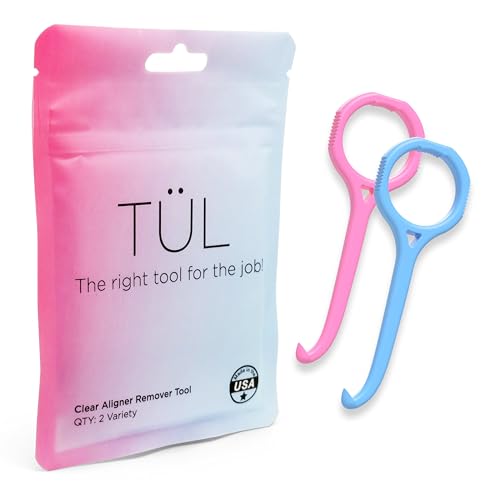 NCASE TÜL Invisalign Remover Tool 2-Pack – USA Made Ortho Approved, Lifetime Replacements