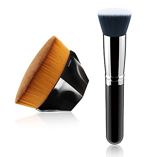Daubigny Professional Flat Top Foundation Brush for Liquid and Powder