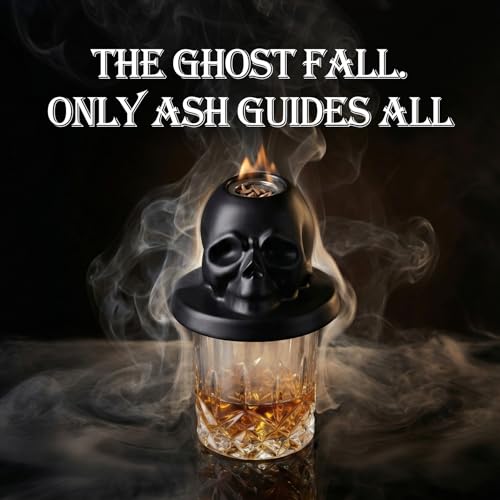 OAGA Skull Whiskey Smoker Kit with Single-Flame Torch – Portable Set