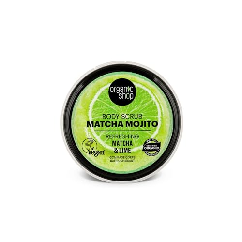 Organic Shop Matcha & Lime Exfoliating Body Scrub, 250ml