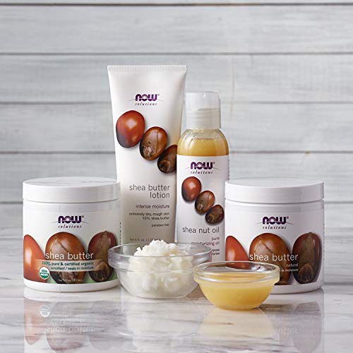 NOW Foods Shea Butter Skin Emollient - 16 Ounce Moisturizer for Dry Skin