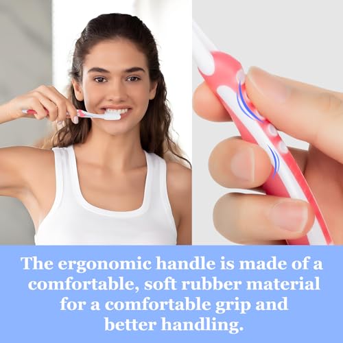 Newday Nano Toothbrush Set - Medium Bristle Silicone Travel Toothbrushes