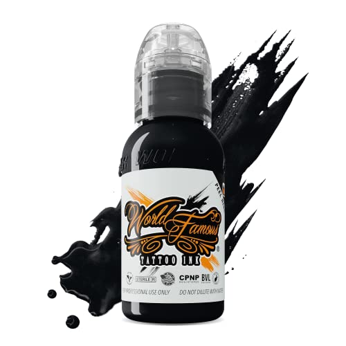 World Famous Blackout Tattoo Ink - Ultra-Thin, Vegan, 1 Oz