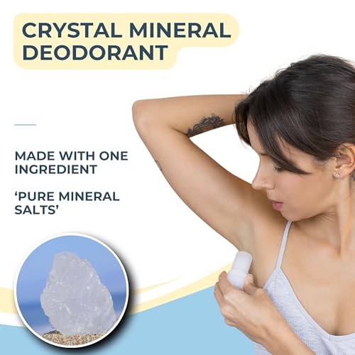 SOMADA Crystal Deodorant Stick - Natural Unscented Alum Stone 2.12oz