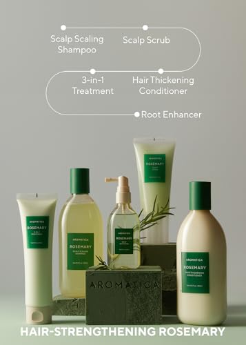 AROMATICA Rosemary 3-in-1 Hair Treatment Mask for Dry & Damaged Hair