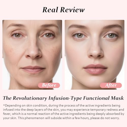 ORDIFEN Deep Collagen Hydrating Night Mask for Glowing Skin - Peel-Off Facial Treatment