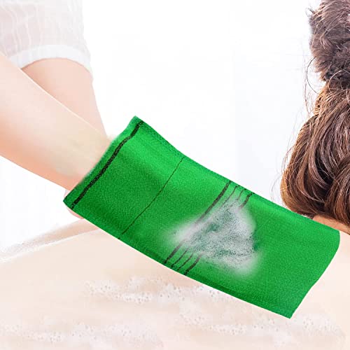 Korean Exfoliating Mitts - 6 Pcs Colorful Washcloth Set