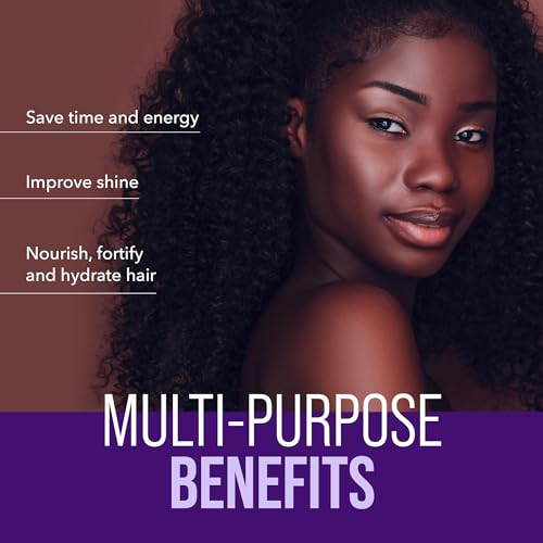 The Mane Choice Easy On The Curls Conditioner 16 oz - Nourishing Detangler with Biotin & Vitamin E