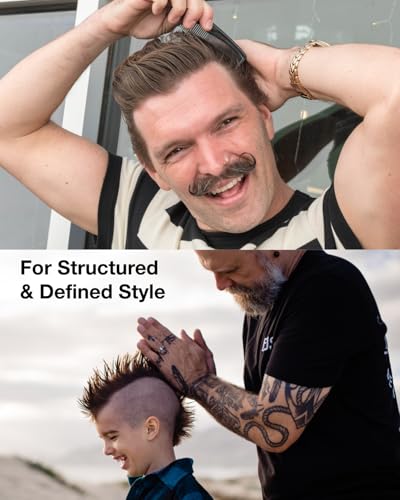 ZEUS Hair Clay Pomade for Men - Matte, Water-Soluble Hold 4 oz