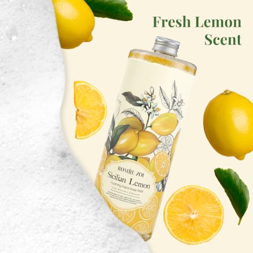 ROMIIE ZOI Foaming Hand Soap Refill, Sicilian Lemon, Moisturizing, 33.8 oz