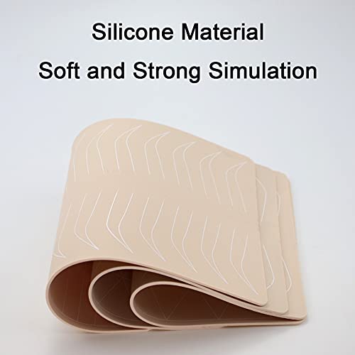 Guapa Silicone Microblading Practice Skin Ombre Powder Brows - 1 Piece