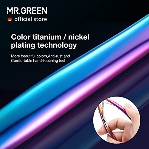 MR.GREEN Colored Titanium Cuticle Nippers - Precision Nail Clippers