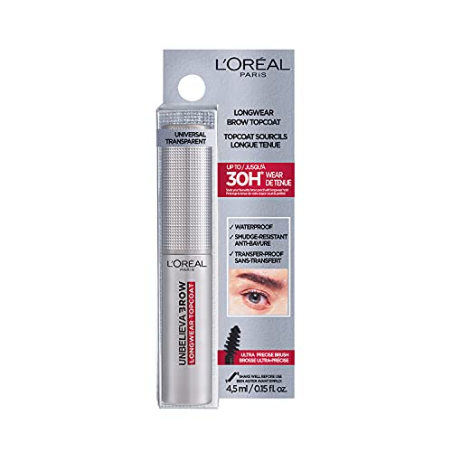 L'Oreal Paris Unbelieva-Brow Longwear Clear Brow Topcoat 0.15 Fl Oz Pack of 1
