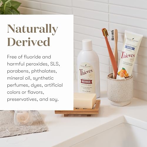 Young Living Thieves Whitening Toothpaste - Natural Fluoride-Free Oral Care - 4 oz