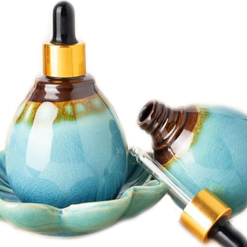 Leadigol Ceramic Essential Oil Diffuser Jar - 90ml Travel Pot