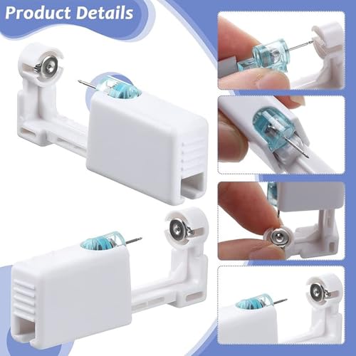 72Pcs Disposable Nose Piercing Gun Kit with Nose Studs and Cleaning Tools
