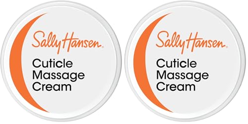 Sally Hansen Cuticle Massage Cream - Moisturizing Treatment (Pack of 2)