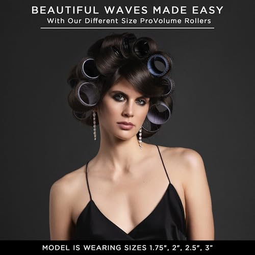 Fromm ProVolume 1.25" Ceramic Hair Rollers - Salon Quality Curlers for Volume & Waves