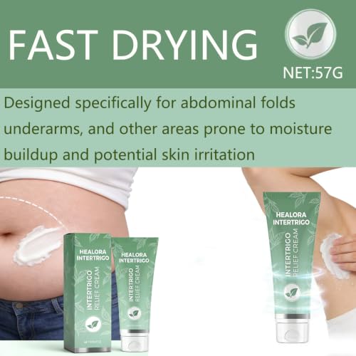 Healora Intertrigo Skin Fold Barrier Cream for Moisture Protection (1 pcs)