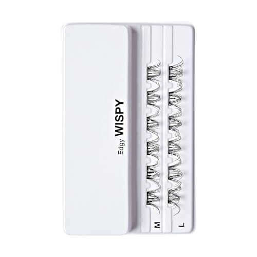 KISS Impress False Eyelashes Self-Adhesive Press On Lashes 14-16mm Natural Volume Black No Glue Needed