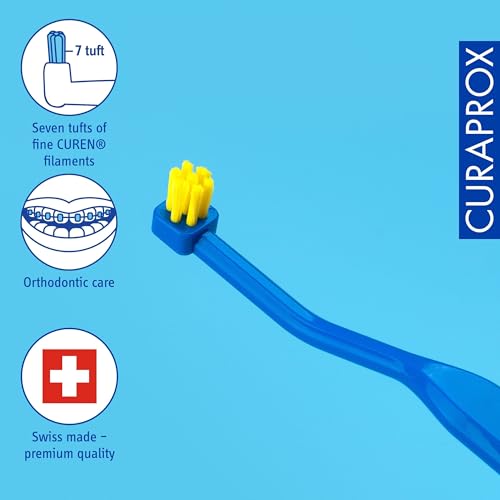 Curaprox CS 708 Implant Toothbrush - Gentle Care for Braces & Implants