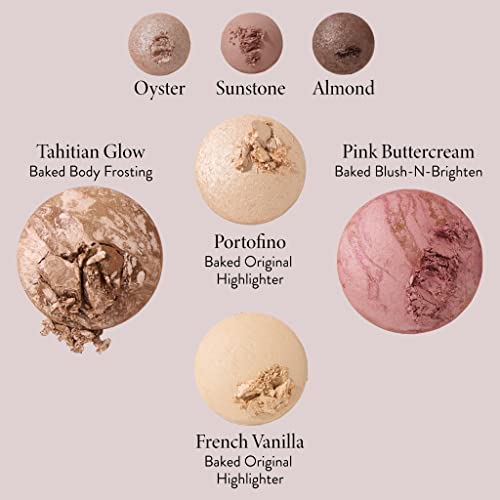 LAURA GELLER NEW YORK Best of the Best Baked Palette ? 7-in-1 Full Face Palette ? Bronzer, Blush, 2 Highlighters & 3 Eyeshadows ? Crease-Proof, Handmade in Italy ? Travel-Friendly
