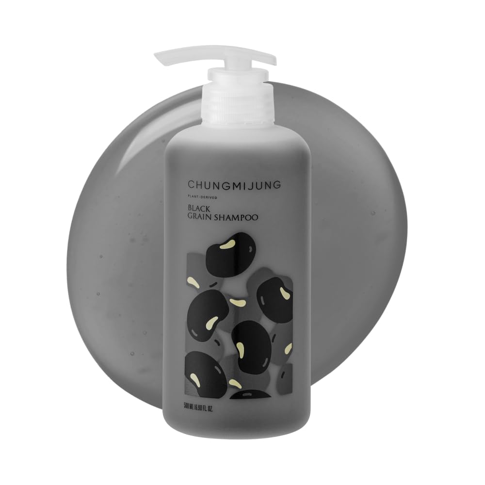 Black Grain Strengthening Shampoo for Thinning Hair - Reduces Breakage & Enhances Scalp Health | 16.9 fl oz / 500ml