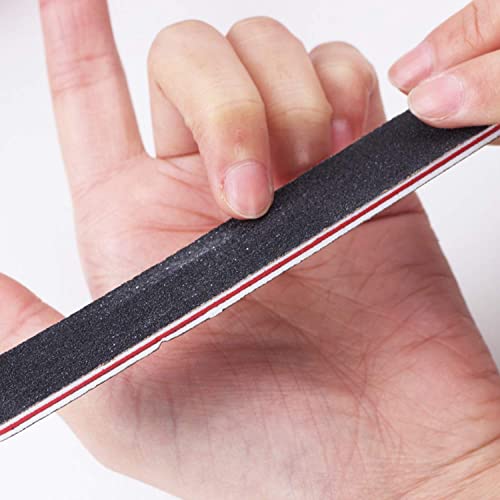 Lainrrew Foam Toe Separators for Pedicure, 50-Piece Set with 5 Nail Files