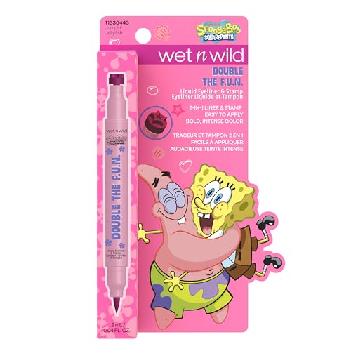 Wet n Wild SpongeBob Double The F.U.N. Liquid Eyeliner & Stamp Jumpin' Jellyfish