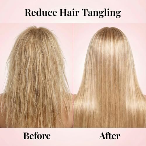 12 Pack Mini Pink Hair Brushes for All Hair Types - Travel-Friendly