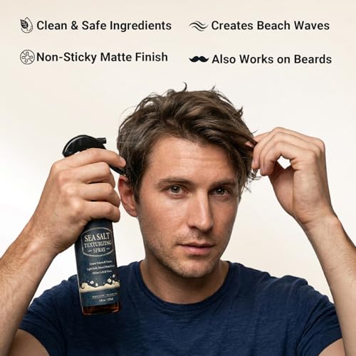 Sea Salt Spray for Fine Hair - Texturizing Volume & Thickening