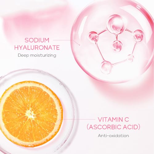 Yasovigi Sakura Skincare Set for Teens & Women - Travel-Friendly 5-Piece Kit with Cleanser, Toner, Serum, Eye & Face Cream