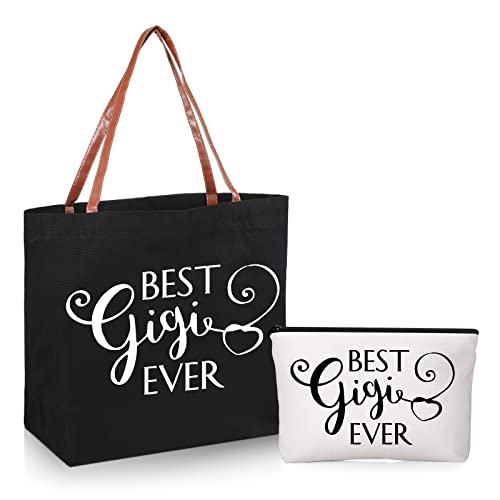 Sieral Gigi Gifts Set - Tote Bag & Makeup Bag for Grandma