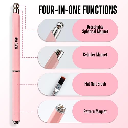 Cat Eye Magnet Nail Brush with Detachable Ball - NOVO OVO