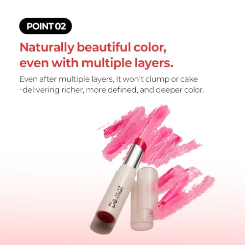 De:maf Gloss Balm - Cozy Rosy Hydrating Tinted Lip Balm & Gloss