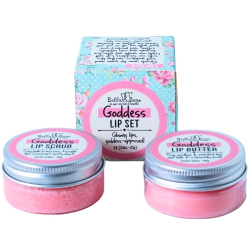 Goddess Tropical Lip Scrub & Lip Butter Set - Vegan & Cruelty-Free