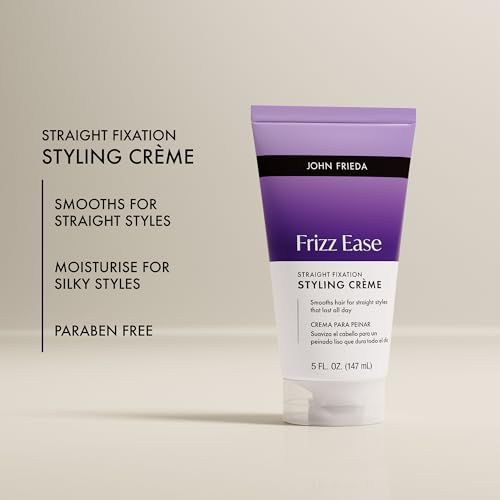 John Frieda Frizz Ease Styling Cream for Straight Hair, 5 fl oz