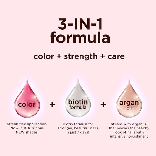 Sally Hansen Color Therapy Nail Polish 220 Rosy Quartz 0.5 Fl Oz - Long Lasting, Nourishing