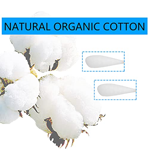 6-Inch Long Cotton Swabs - 400pcs Heavy Duty Large Head Cotton Buds