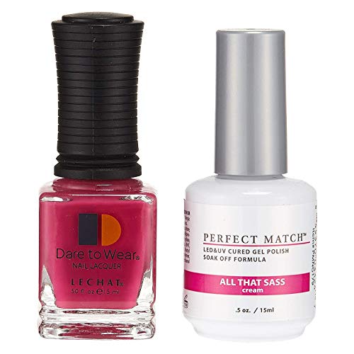 LeChat Perfect Match Gel Polish - All That Sass (0.5 oz) with Lacquer